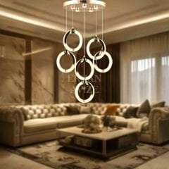 EASD-227 6’lı Sarkıt Gold LED  Avize