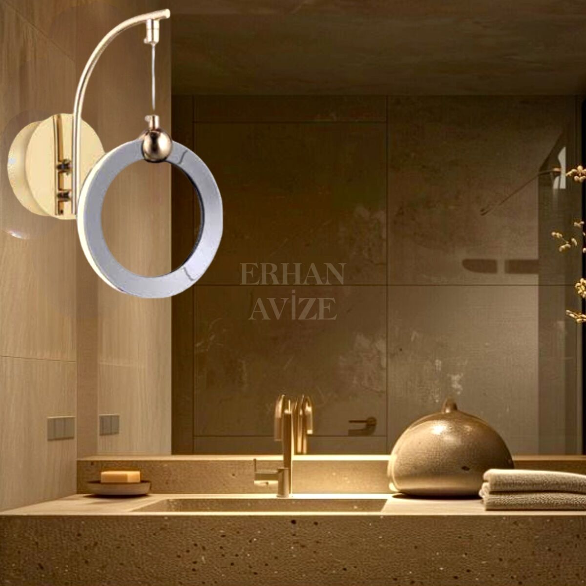 EASD-227A Platin LED Aplik