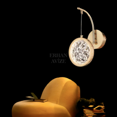 EAAD-90 Kristal Gold LED Aplik