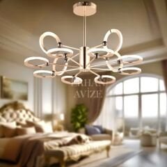 EASD-228 8+4’lik Gold LED Avize