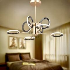 EASD-228 8’li Platin LED Avize