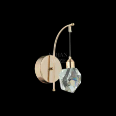 EAPV-127 Kristal Krom LED Aplik