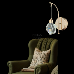 EAPV-127 Kristal Krom LED Aplik