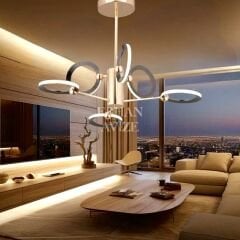 EASD-228 6’lı Platin LED Avize