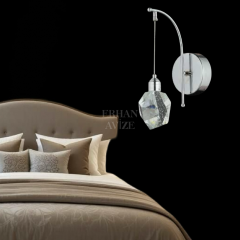 EAPV-127 Kristal Krom LED Aplik