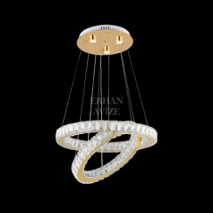 EAPV-101 Kristal Sarkıt Gold LED Avize