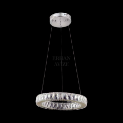 EAPV-103 Kristal Sarkıt Krom LED Avize