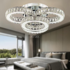 EAPV-116 Plafonyer Kristal Krom LED Avize