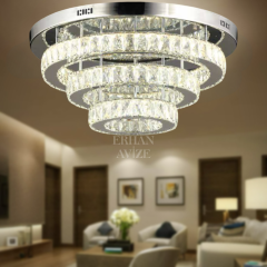 EAPV-104 Plafonyer Kristal Krom LED Avize