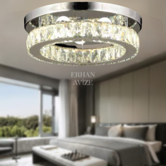 EAPV-103 Plafonyer Kristal Krom LED Avize