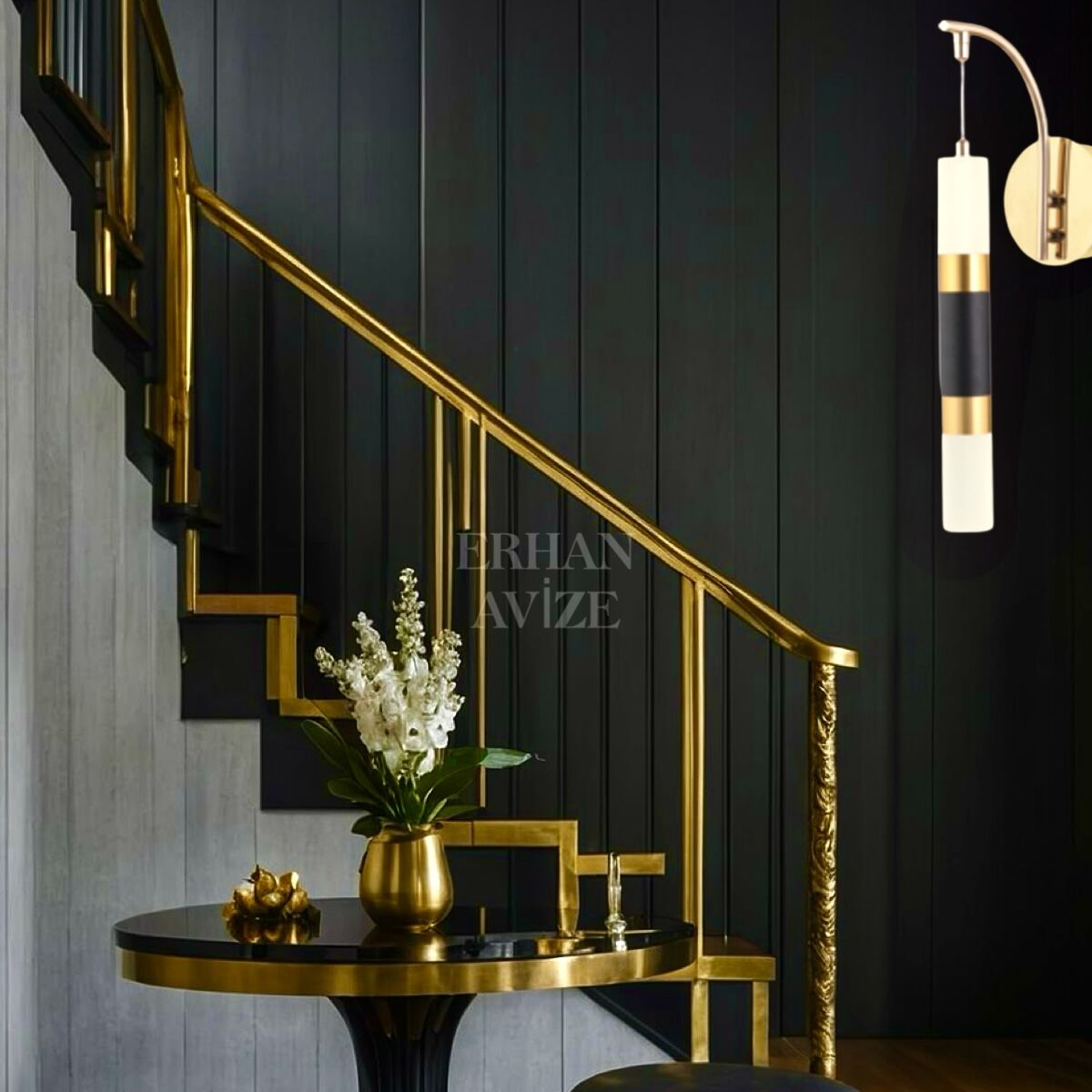 EAPV-148 Gold LED Aplik