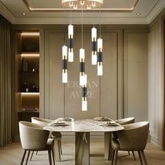 EAPV-148 6’lı Sarkıt Gold LED Avize