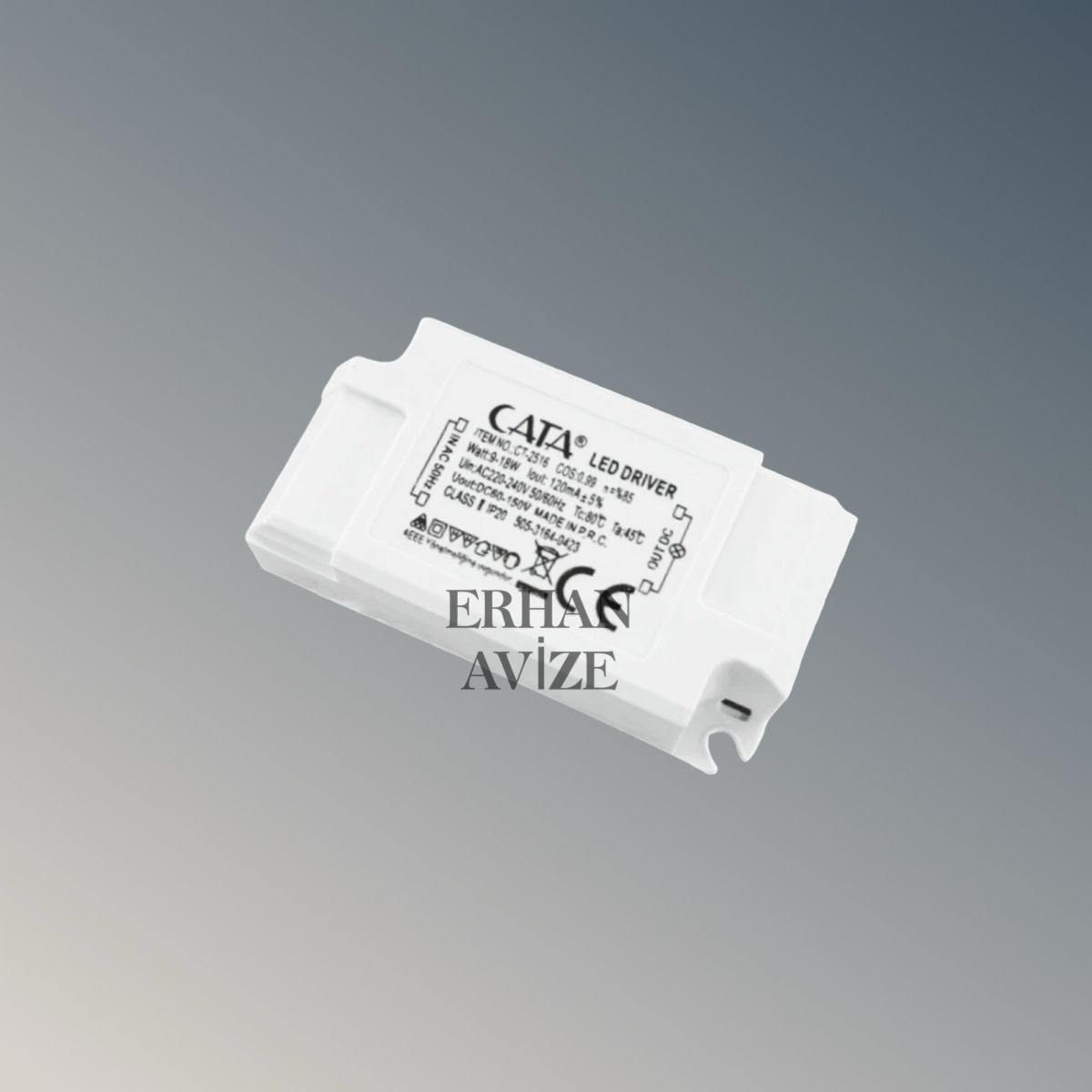 EACT-2516  Sıva Üstü Panel Driver 9-18 Watt