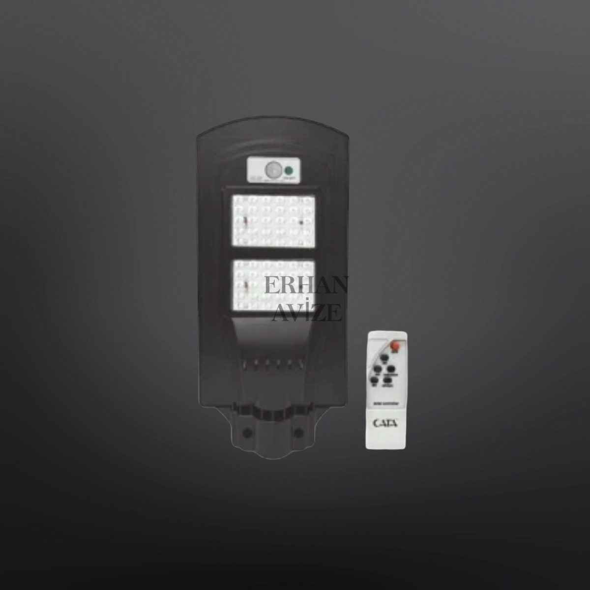 EACT-4691 Uzaktan Kumandalı  60W SOLAR Led Sokak Armatürü Beyaz Işık