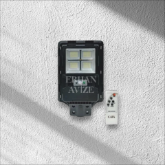 EACT-4640 Uzaktan Kumandalı 200W SOLAR Led Sokak Armatürü Beyaz Işık