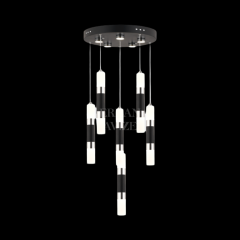 EAPV-148 6’lı Sarkıt Siyah LED Avize