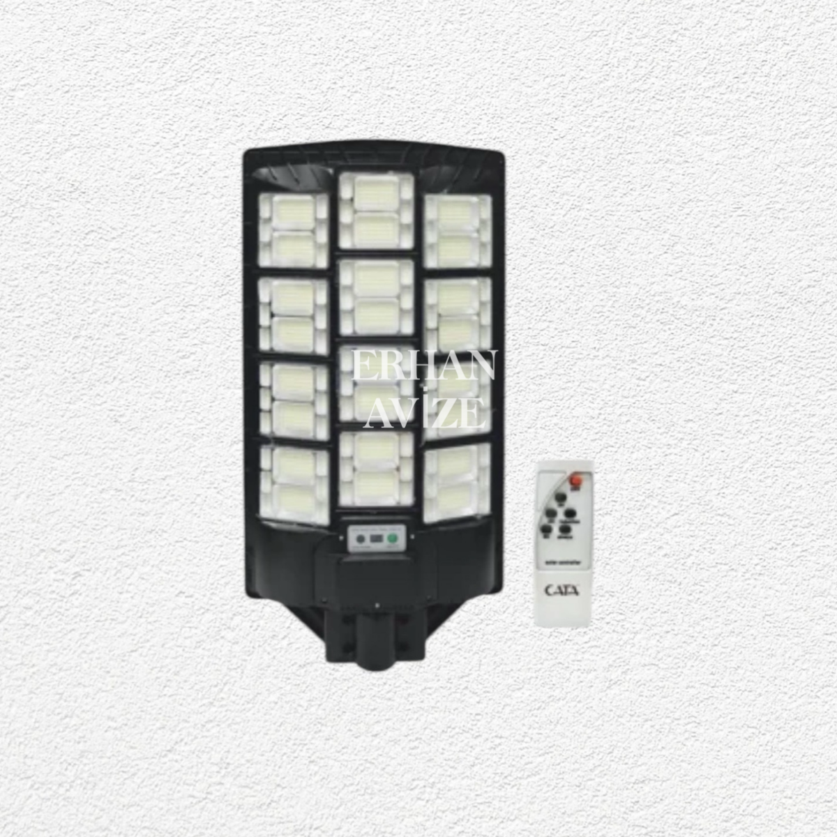 EACT-4645  Uzaktan Kumandalı 1200W SOLAR Armatür Led Bahçe Beyaz Işık