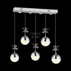 EAAD-43 YM Toplu Sıralı Krom LED Avize