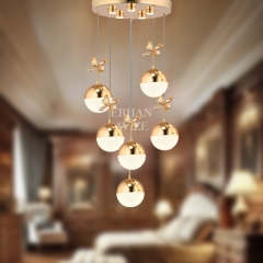 EAAD-43 6’lı Top Sarkıt Gold Avize