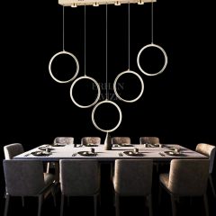 EAAD-121 YM Sıralı Gold LED Avize