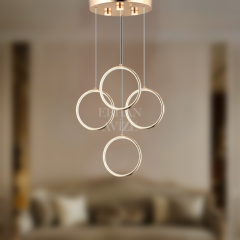 EAAD-121 4’lü Sarkıt Gold LED Avize