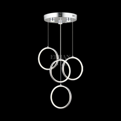 EAAD-121 4’lü Sarkıt Krom LED Avize