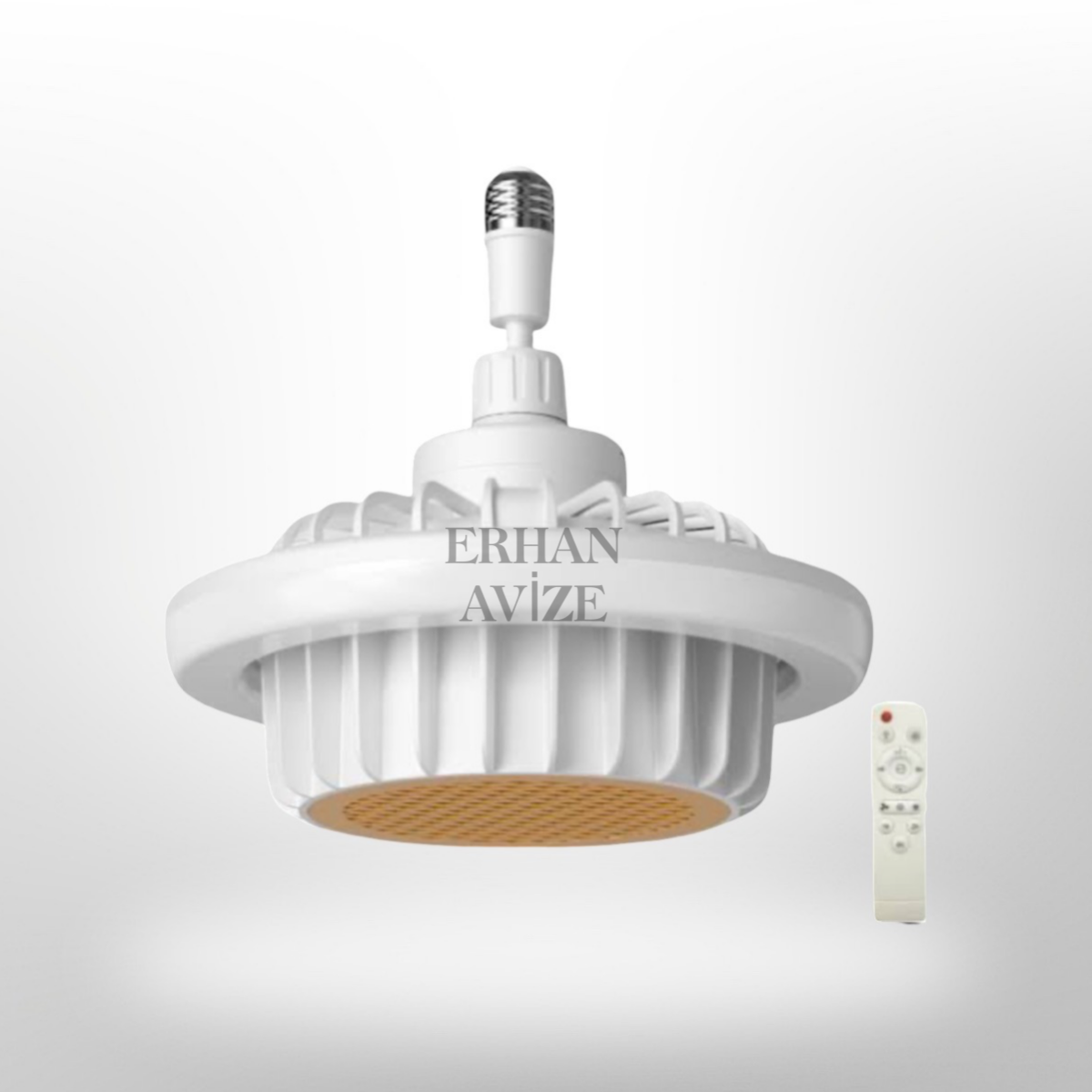 EACT-1160 Kumandalı Güneş Isıtıcılı Fan Led Ampul