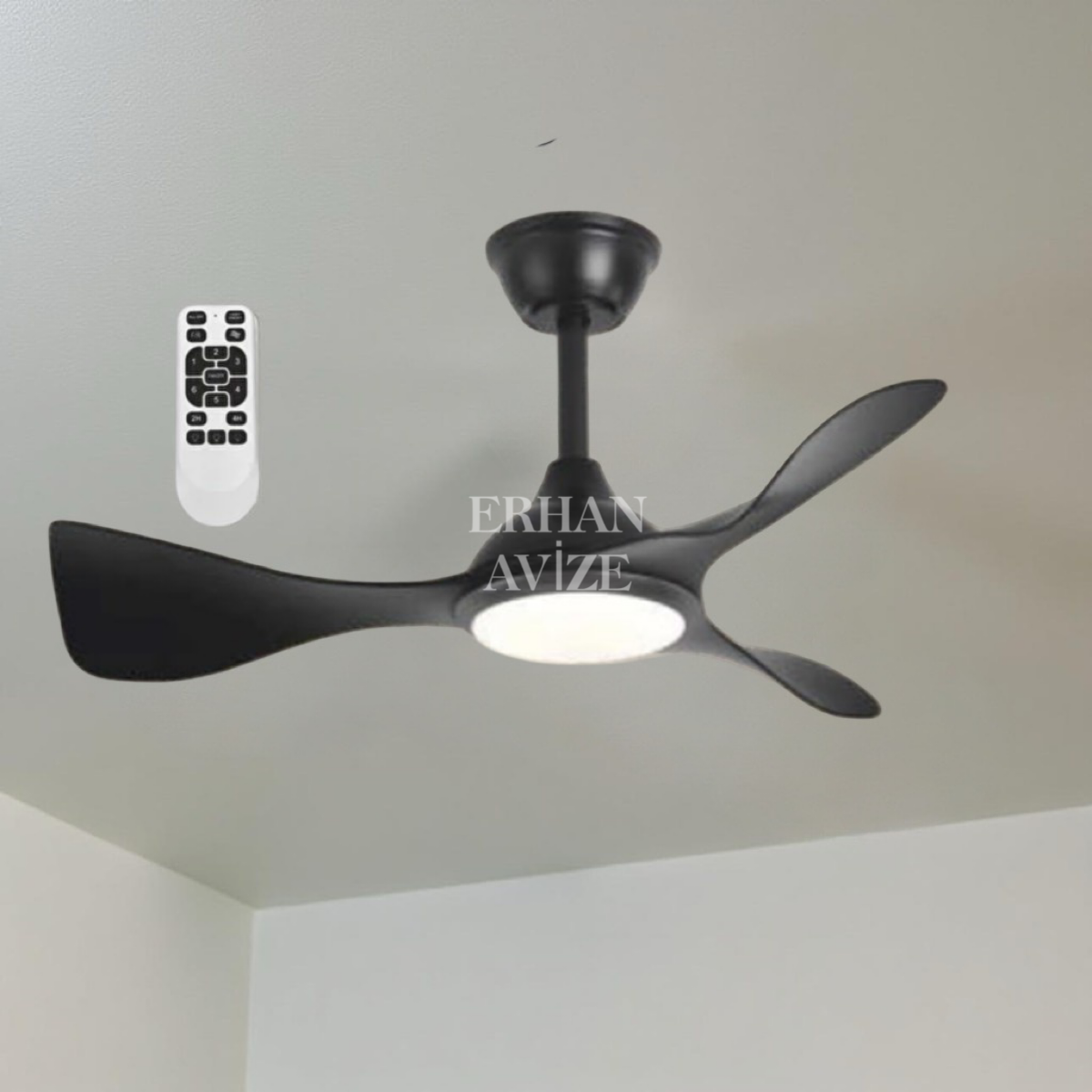 EACT-3001 Kumandalı Zürih Ledli Tavan Vantilatörü