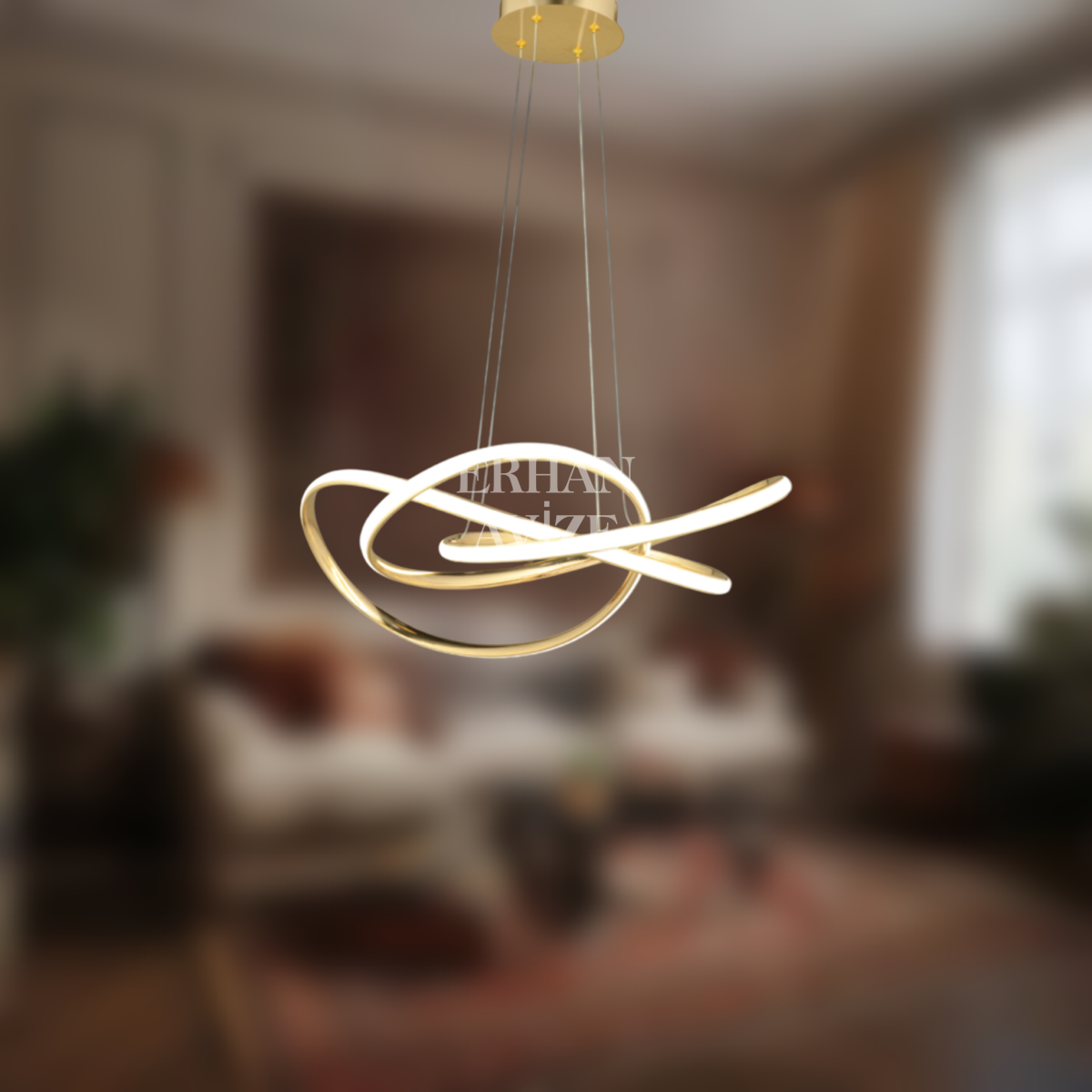 EAAD-68 60’lık Gold LED Avize