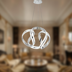 EAAD-58 40’lık Krom İkili LED Avize