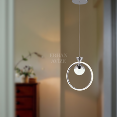 EAAD-103 Tekli Krom LED Avize