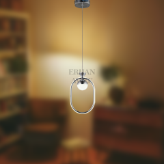 EAAD-102 Tekli Krom LED Avize