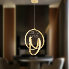 EAAD-39 Sarkıt Gold LED Avize