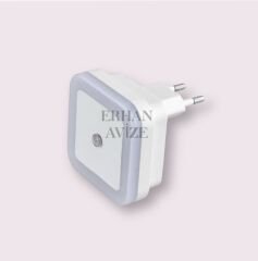 EACT-9500 Fotoselli Gece Lambası Beyaz