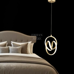 EAAD-39 Tekli Gold LED Avize