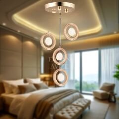 EAAD-202 4’lü Sarkıt Rose LED Avize