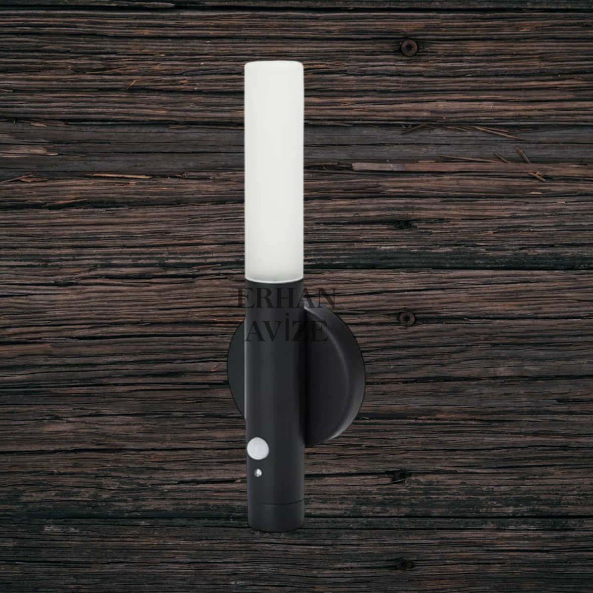 EACT-5250 1W Kumru Siyah Renk Şarjlı LED Duvar Aplik Günışığı