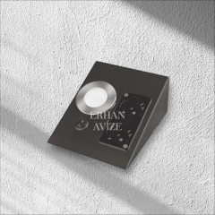 EACT-5110  6400K Beyaz Işık 5 Watt Çift Prizli Tezgah Aydınlatma Siyah Kasa