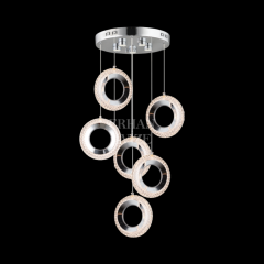 EASD-231 6’lı Sarkıt Krom LED Avize