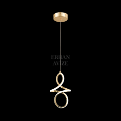 EASD-06 Tekli Gold LED Avize