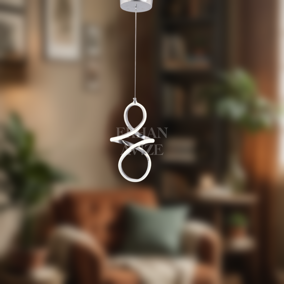 EASD-06 Tekli Krom LED Avize