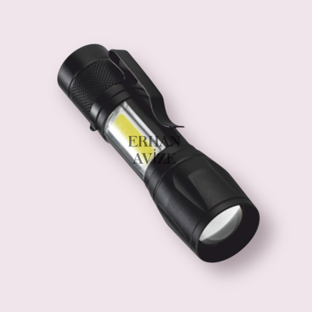 EACT-8024 Şarj Edilebilir Led El Feneri 3 Fonksiyonlu Beyaz Işık