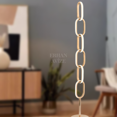 EAZNC Gold Kasa Zincir LED Lambader