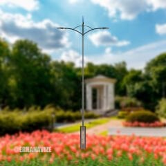 EAŞA-017 Dekoratif  Yol Aydınlatma Direği