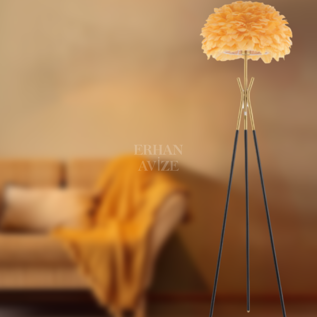 EALMD-05 Eskitme Kasa Tüy Şapka Lambader