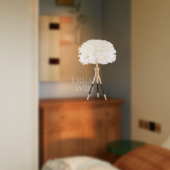 EAAB-05 Gold Kasa Tüy Şapka Abajur