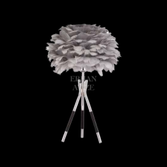 EAAB-05 Krom Kasa Tüy Şapka Abajur