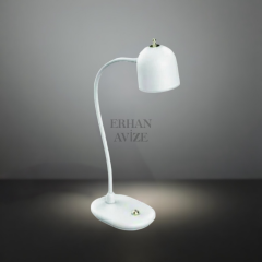 EACT-8440 Berlin Şarjlı Masa Lambası Beyaz Renk