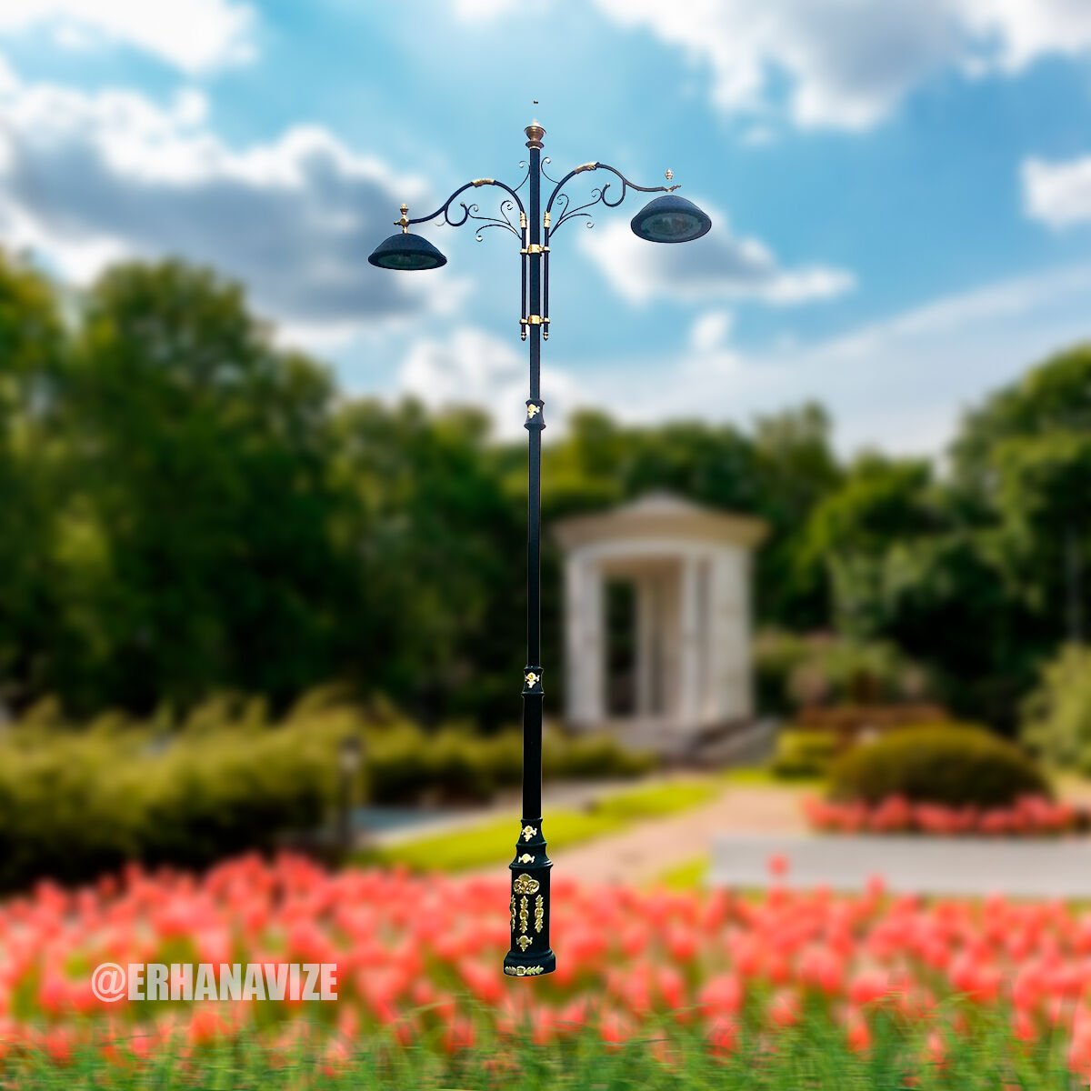 EAŞA-023 Dekoratif  Yol Aydınlatma Direği