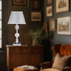 EAAB-06 Kristal Toplu Krom Abajur